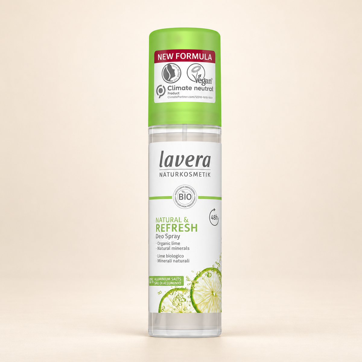 Lavera Natural & Refresh Deodorant Spray 75ml — product packaging, image 3