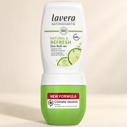 Lavera Natural & Refresh Roll-On Deodorant 50ml — product packaging, image 2