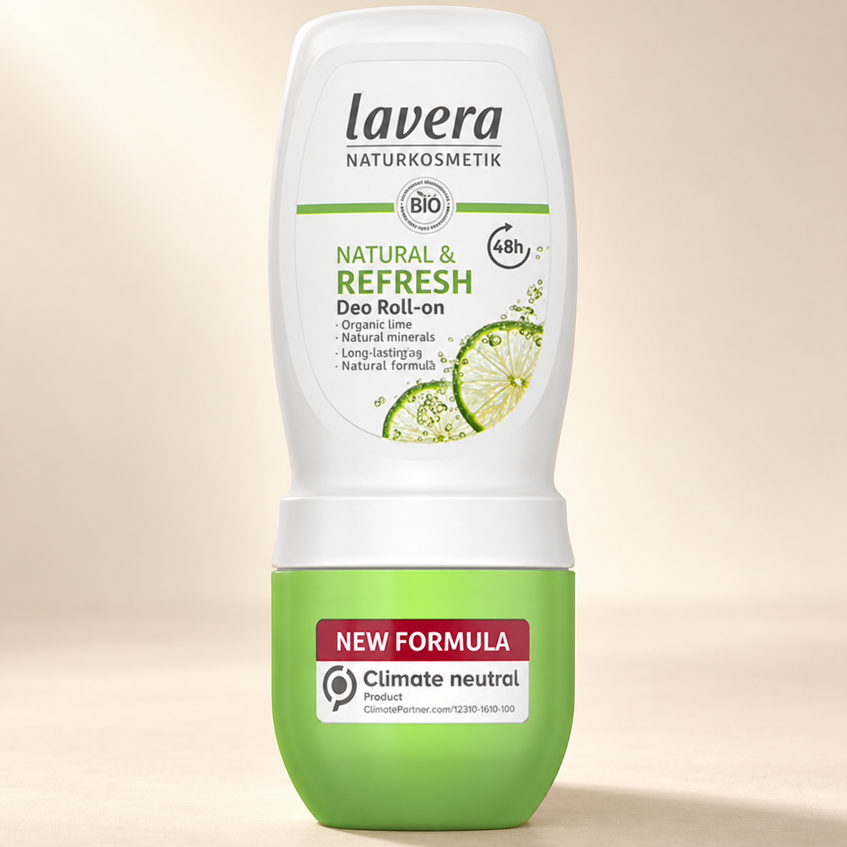 Lavera Natural & Refresh Roll-On Deodorant 50ml — product packaging, image 4