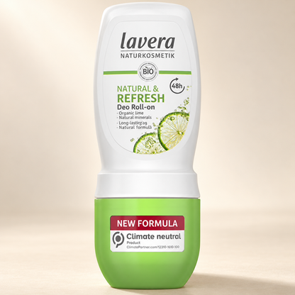 Lavera Natural & Refresh Roll-On Deodorant 50ml — product packaging, image 4