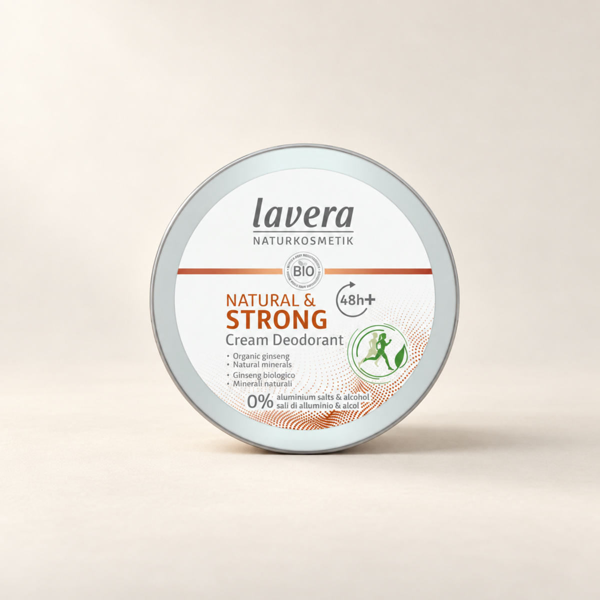 Lavera Natural & Strong Cream Deodorant 50ml – product packaging