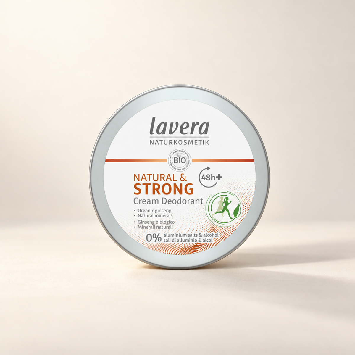 Lavera Natural & Strong Cream Deodorant 50ml – product packaging