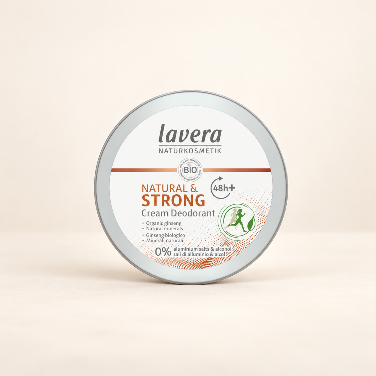 Lavera Natural & Strong Cream Deodorant 50ml – product packaging