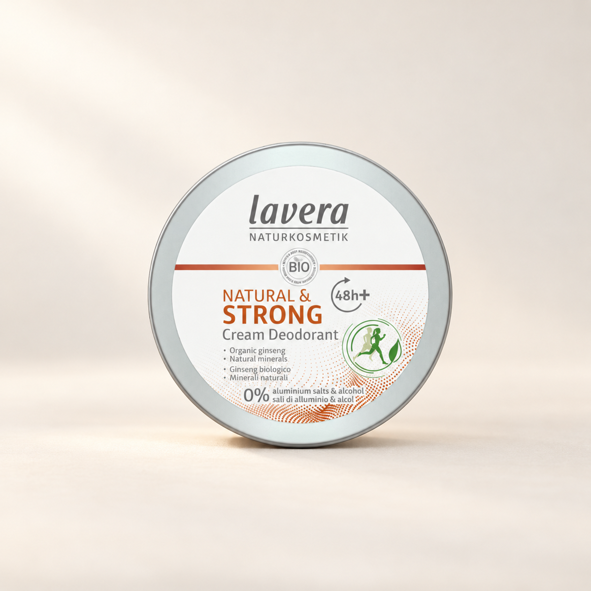 Lavera Natural & Strong Cream Deodorant 50ml – product packaging