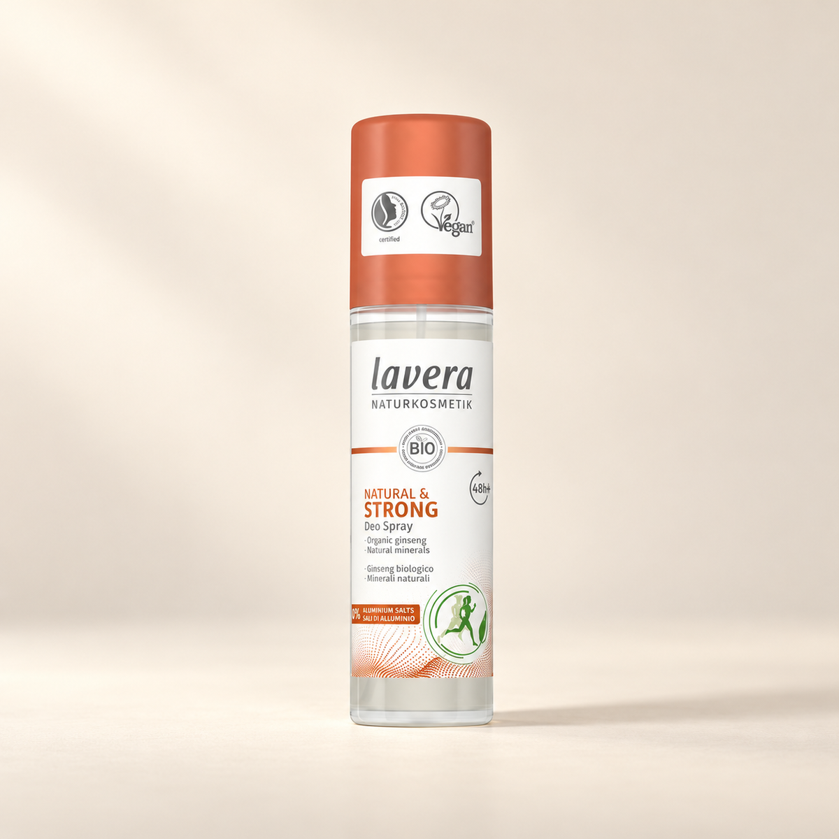 Lavera Natural & Strong Deodorant Spray 75ml — product packaging, image 1