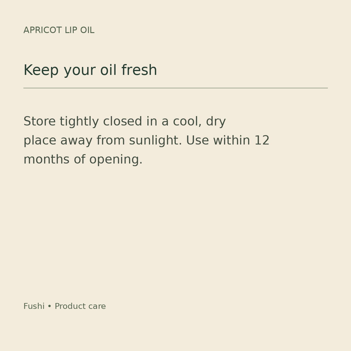 Fushi Apricot Lip Oil with Jojoba – Roll-On 10ml – lip care guide