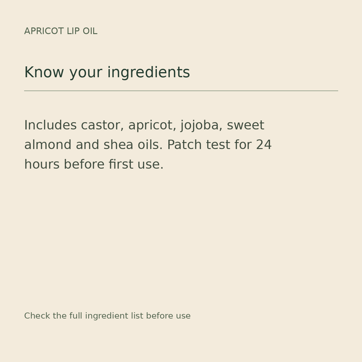 Fushi Apricot Lip Oil with Jojoba – Roll-On 10ml – lip ingredients guide