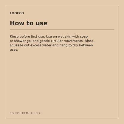 LoofCo Bath-Time Heart Loofah – 1 loofah: how to use