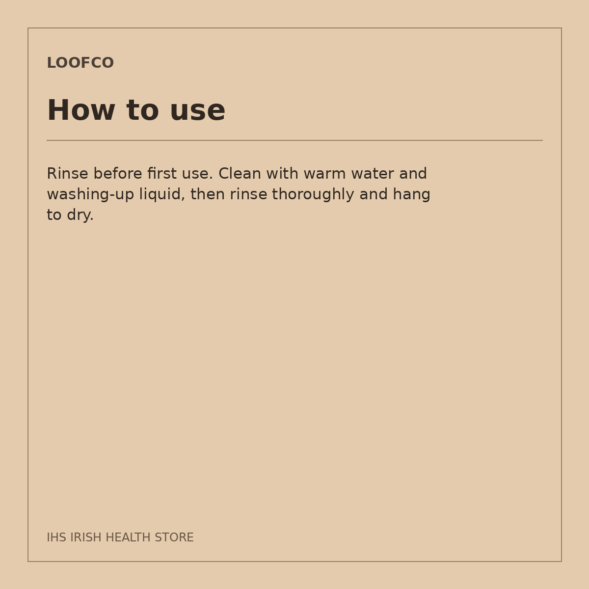 LoofCo Bottle Brush – 1 brush: how to use
