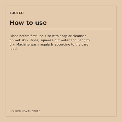 LoofCo Cotton Cleansing Mitt – 1 mitt: how to use