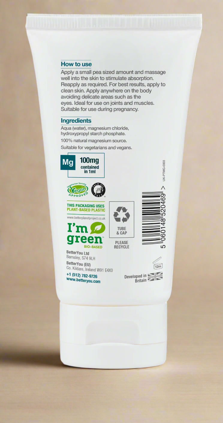 Better You Magnesium Gel for post-workout recovery and sustained release