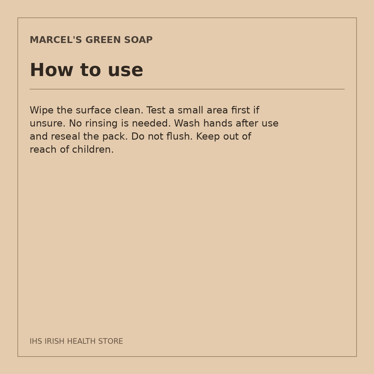 Marcel's Green Soap Patchouli & Cranberry Cleaning Wipes – 60 wipes: how to use