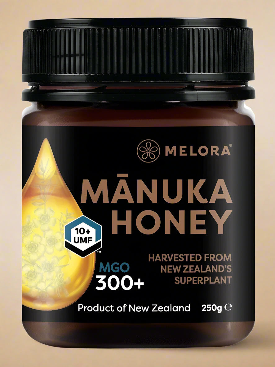 Melora Manuka Honey 300+ MGO UMF 10+ 250g medium-strength honey
