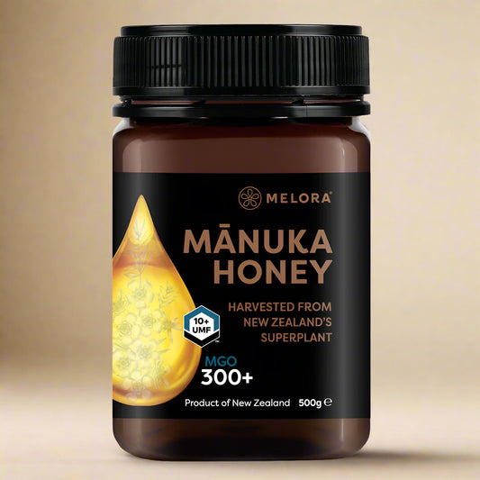 Melora Manuka Honey 300+ MGO UMF 10+ 500g medium-strength honey
