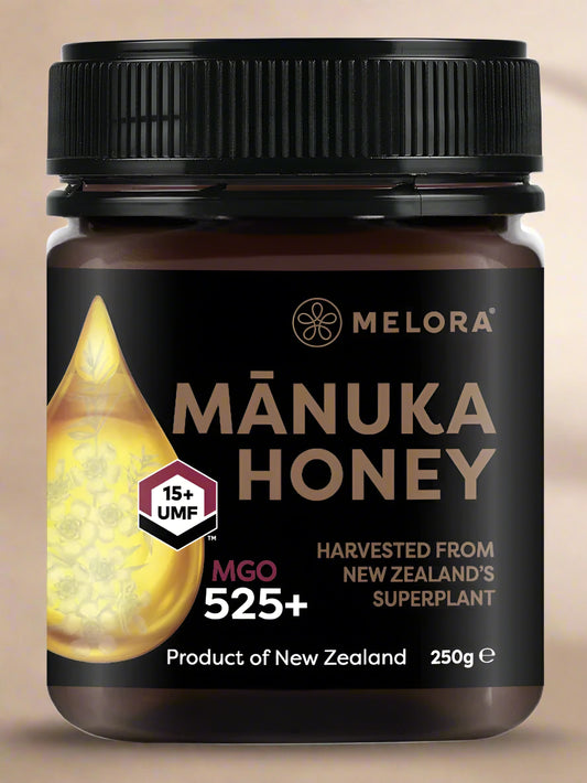Melora Manuka Honey 525+ MGO UMF 15+ 250g high-strength honey