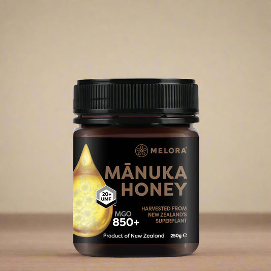 Melora Manuka Honey 850+ MGO UMF 20+ 250g ultra-premium honey