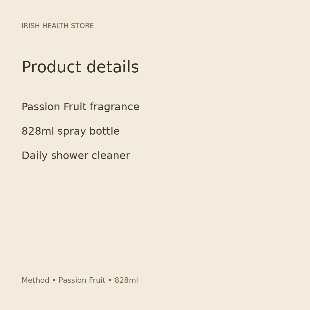 Method Passion Fruit shower cleaner product details