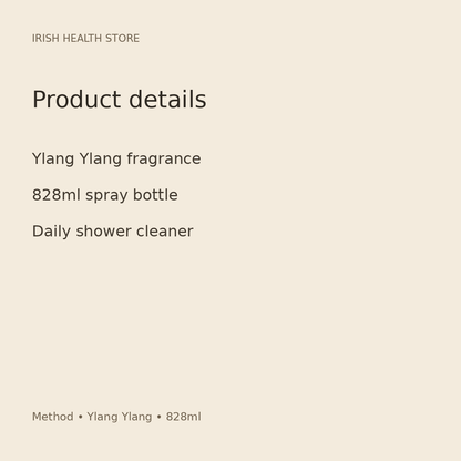 Method Ylang Ylang shower cleaner product details