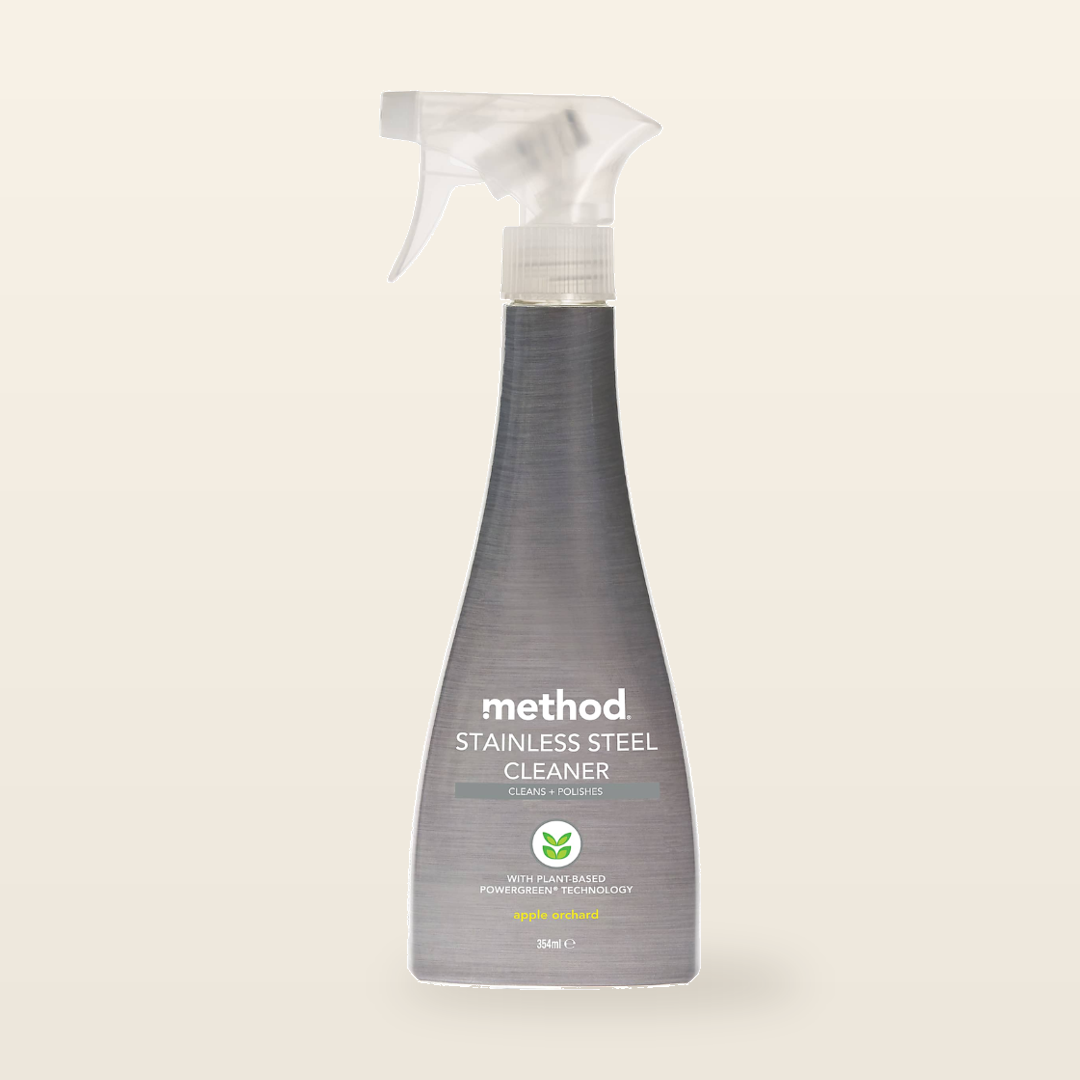 Method Stainless Steel Cleaner – Apple Orchard, 354ml bottle