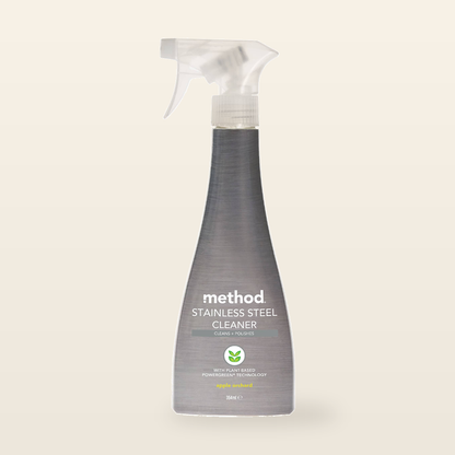 Method Stainless Steel Cleaner – Apple Orchard, 354ml bottle