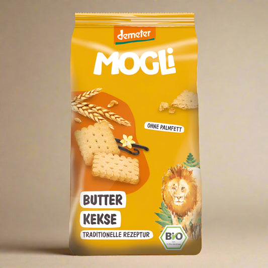 Mogli Organic Butter Biscuits 7 x 125g with Bourbon vanilla
