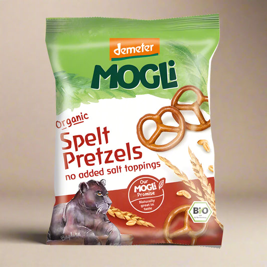 Mogli Organic Spelt Pretzels 10 x 50g from biodynamic farming