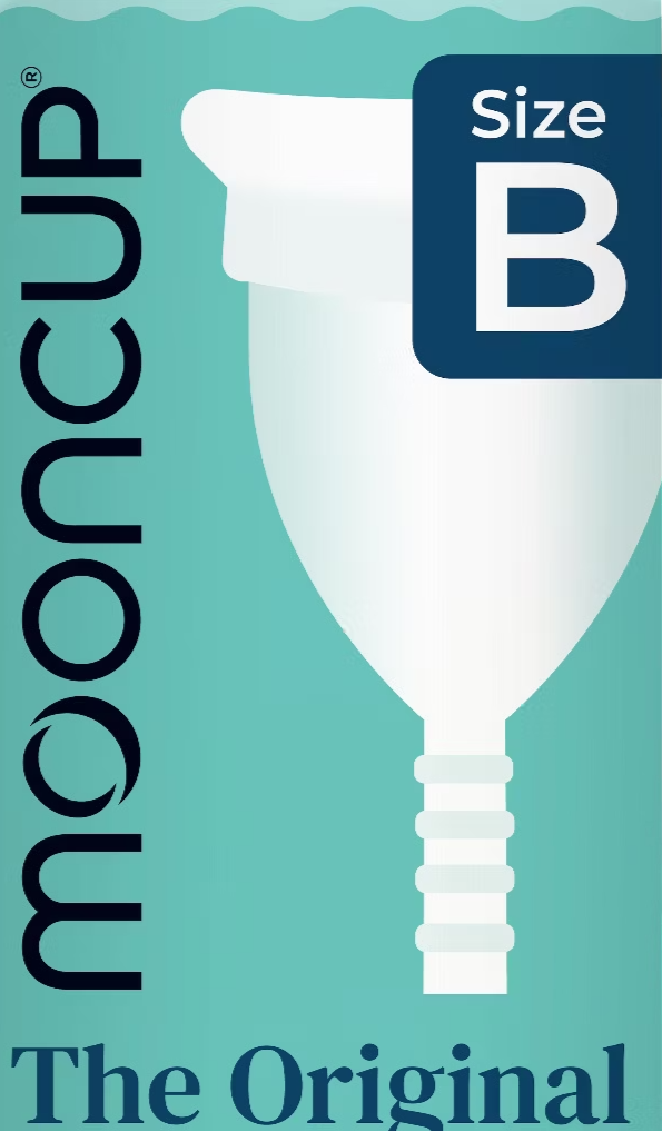 Mooncup original menstrual cup size B reusable