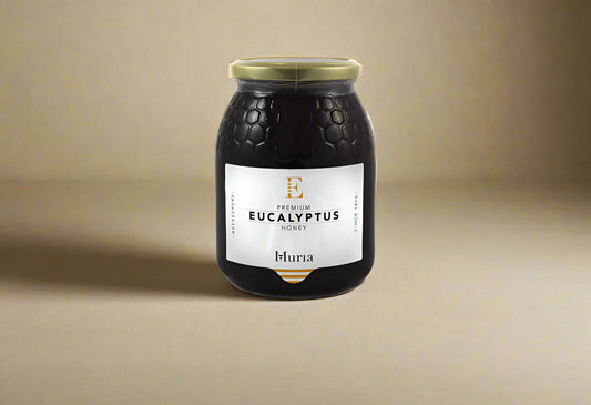Muria Eucalyptus Honey 1kg jar with aromatic flavor