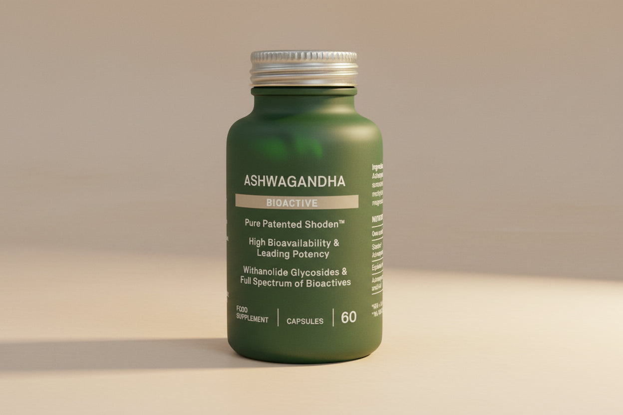 Natroceutics Ashwagandha – 60 Capsules, featuring 35% withanolides extract.