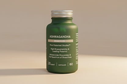 Natroceutics Ashwagandha – 60 Capsules, featuring 35% withanolides extract.