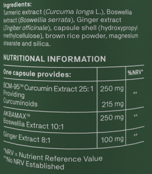 Natroceutics Curcumin Fortified 60 Capsules