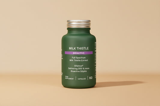Natroceutics Milk Thistle Bioactive – 60 Capsules, featuring milk thistle extract with Siliphos® Phytosome Technology.