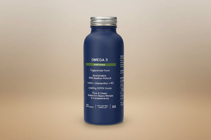 Natroceutics Omega 3 Fortified – 60 Capsules, featuring wild Alaskan fish oil, Lutemax 2020™, and K2Vital® 