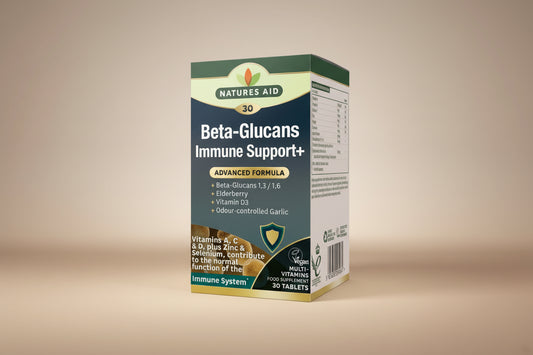 Natures Aid Beta Glucans Immune Tablets