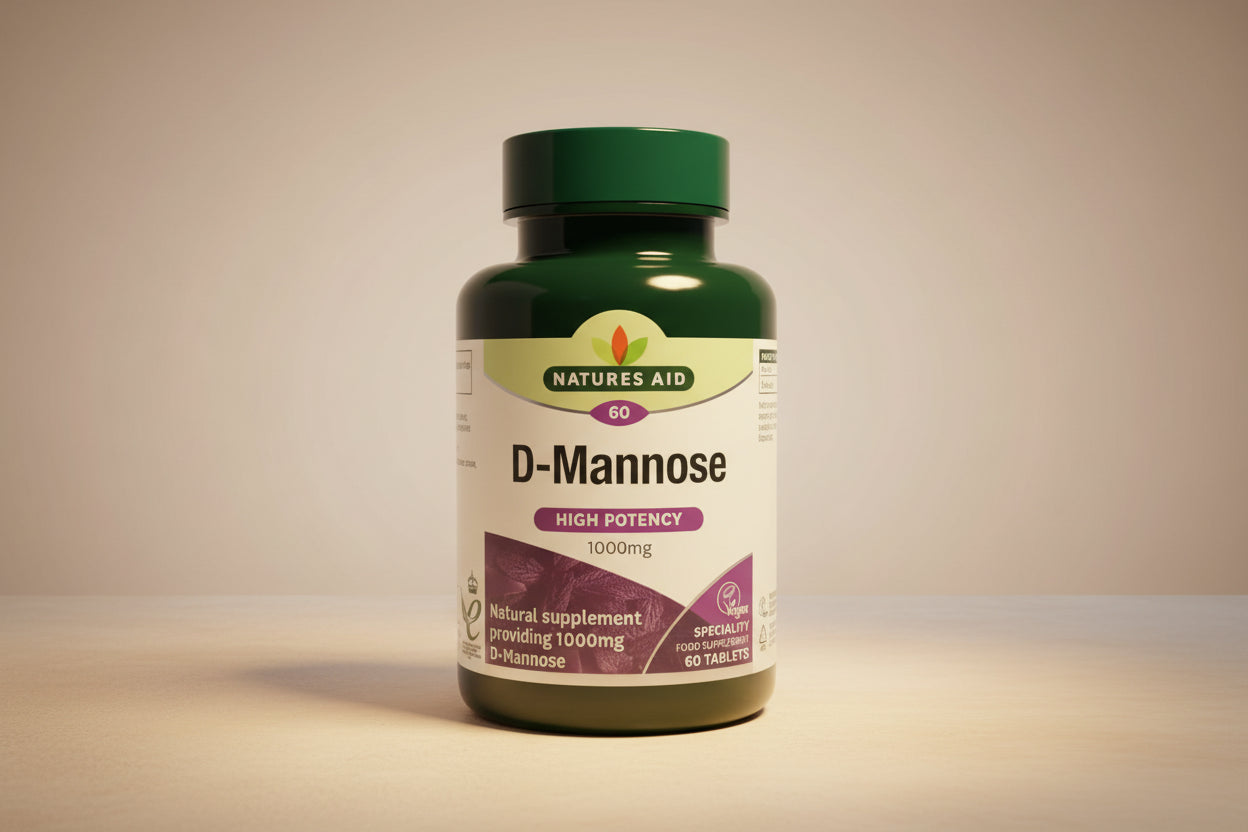 Natures Aid D-Mannose 1000mg 60 Tablets
