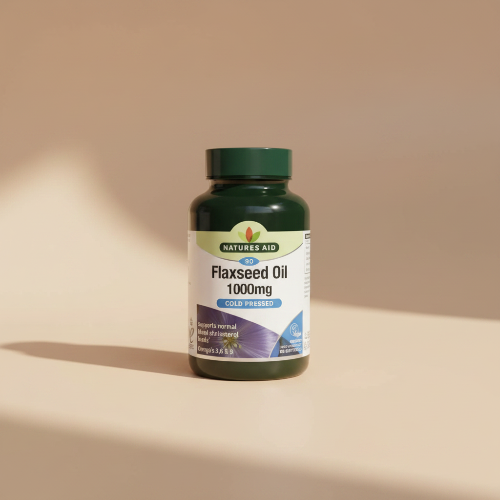 Natures Aid flaxseed oil 1000mg 90 capsules