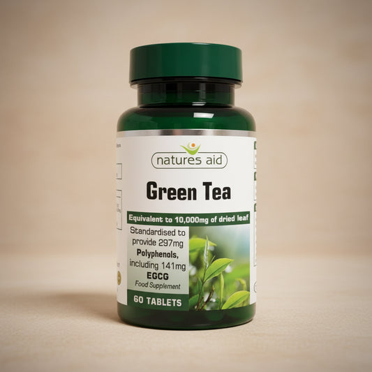 Natures Aid Green Tea 10000mg 60 Tablets