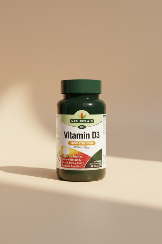 Natures Aid Vitamin D3 1000iu 90 Tablets