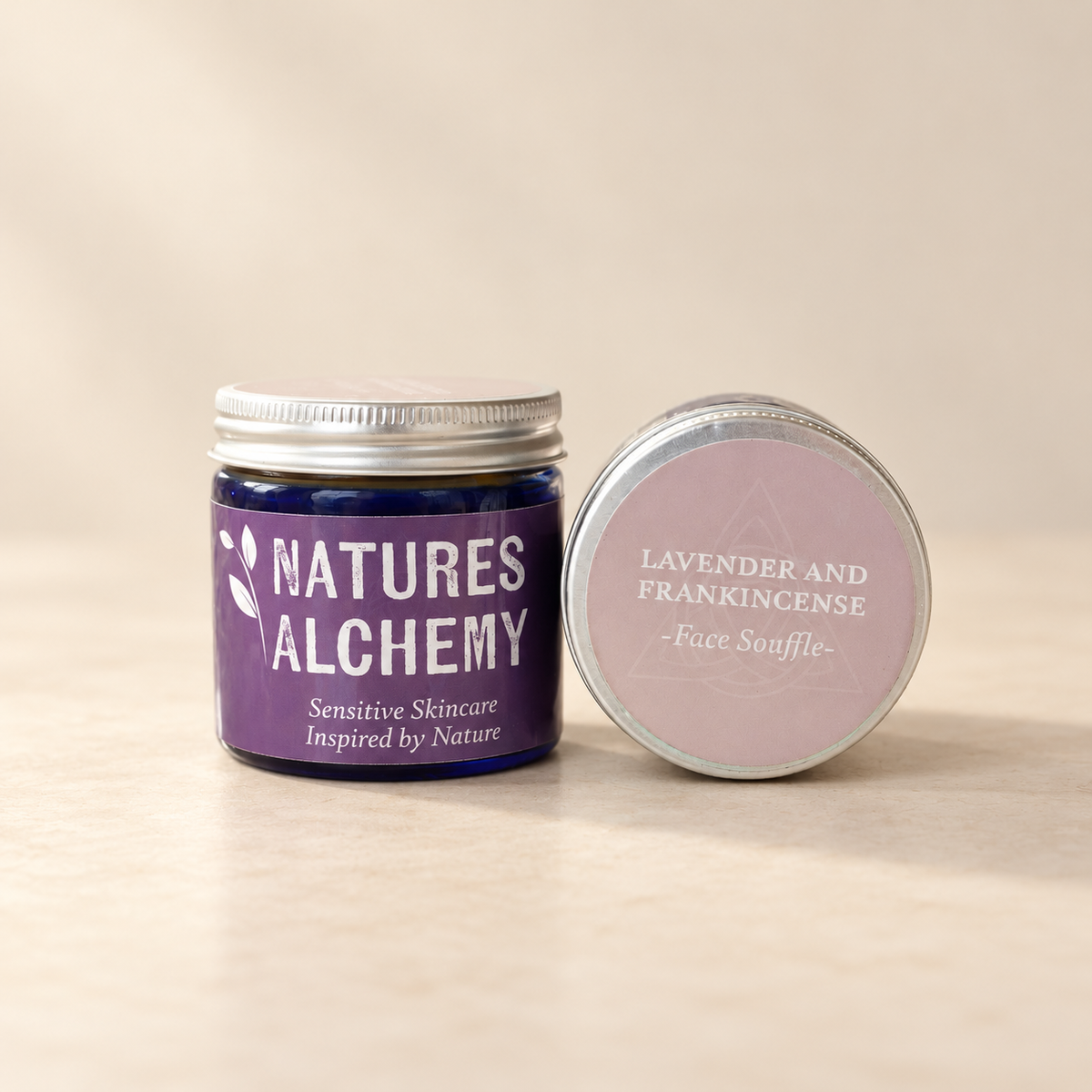 Natures Alchemy Lavender & Frankincense Face Soufflé 15ml — product packaging, image 2