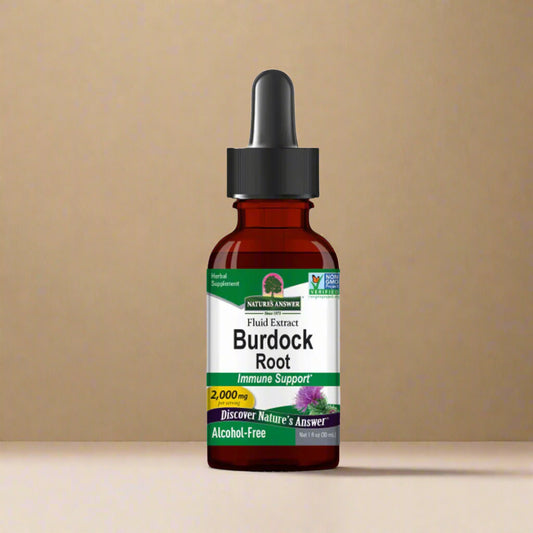 Nature’s Answer Burdock Root Extract 30ml Alcohol-Free Herbal Supplement