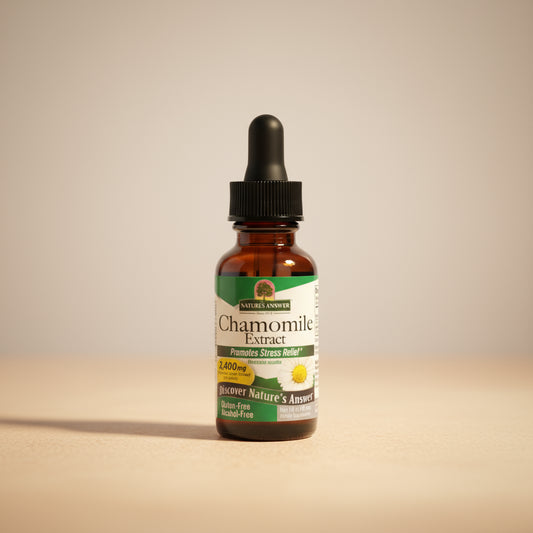 Nature’s Answer Chamomile Extract 30ml Alcohol-Free Herbal Tincture