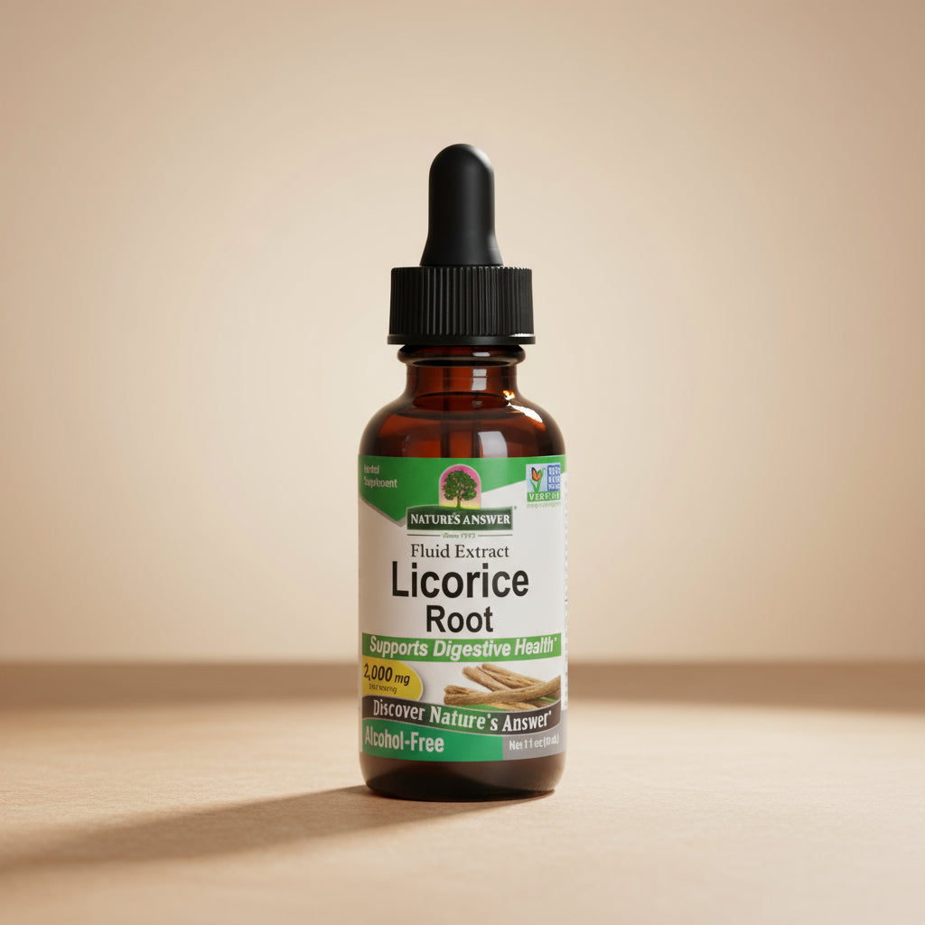 Nature’s Answer Licorice Root Extract 30ml Alcohol-Free Herbal Tincture