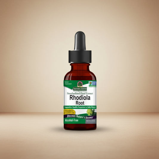 Nature’s Answer Rhodiola Root Extract 30ml Alcohol-Free Herbal Tincture