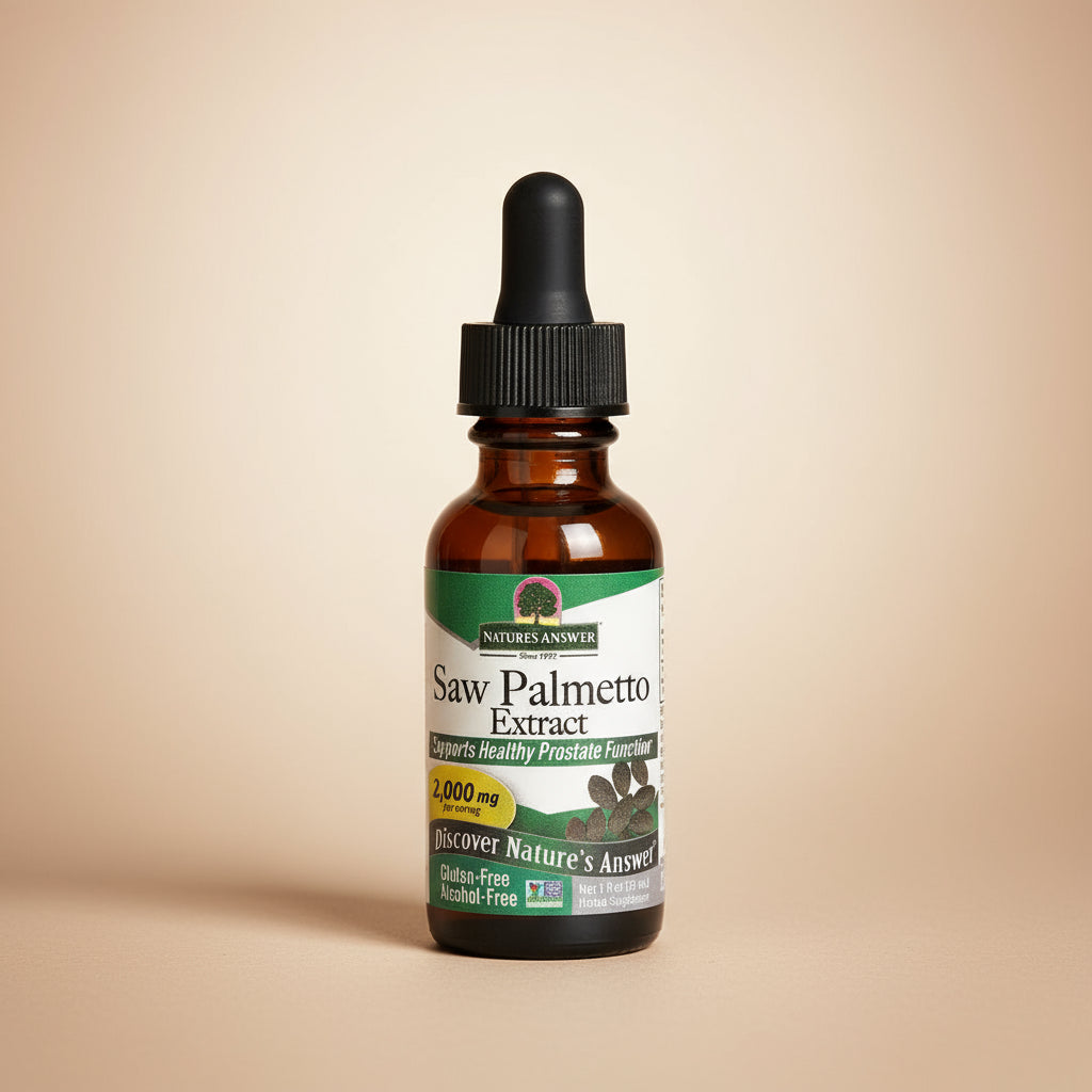 Nature’s Answer Saw Palmetto Extract 30ml Alcohol-Free Herbal Tincture