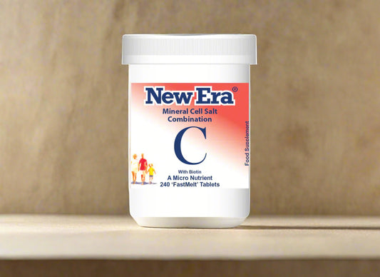New Era Combination C Mineral Cell Salts 240 FastMelt Tablets Bottle
