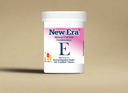 New Era Combination E Mineral Cell Salts 240 FastMelt Tablets Bottle