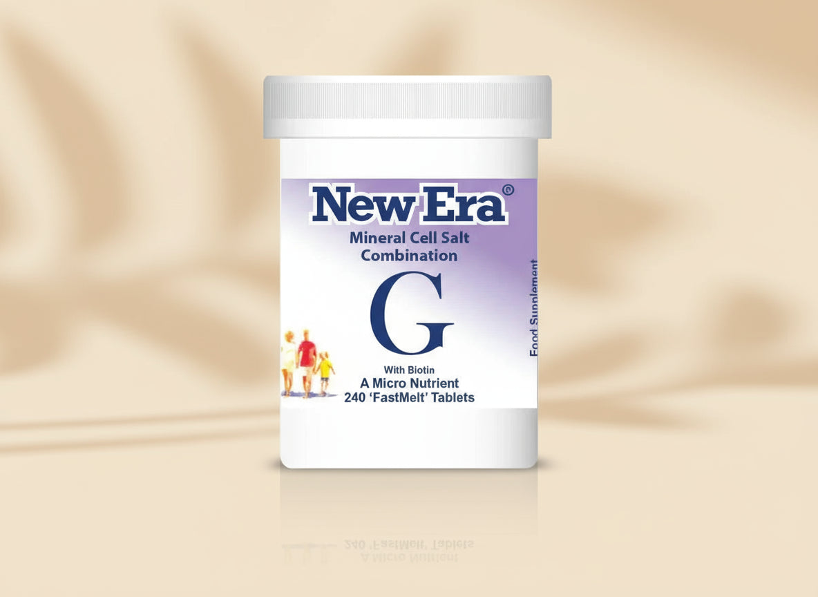 New Era Combination G Mineral Cell Salts 240 FastMelt Tablets Bottle