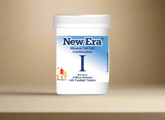 New Era Combination I Mineral Cell Salts 240 FastMelt Tablets Bottle