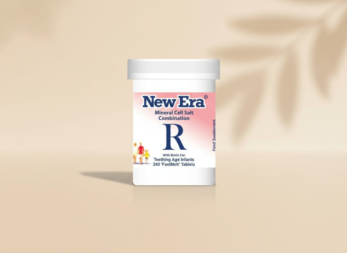 New Era Combination R Mineral Cell Salts 240 FastMelt Tablets Bottle