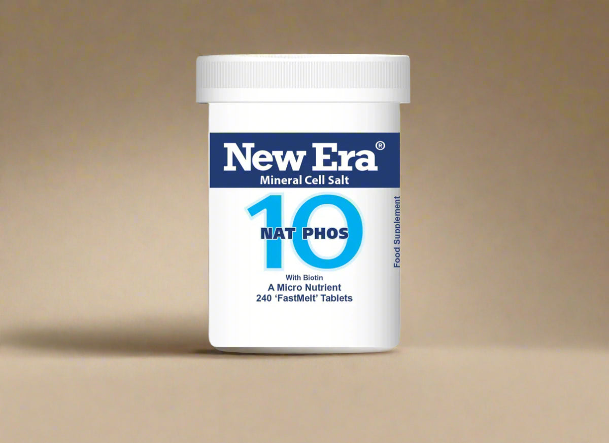 New Era No. 10 Nat. Phos. Sodium Phosphate Tissue Salts 240 FastMelt Tablets